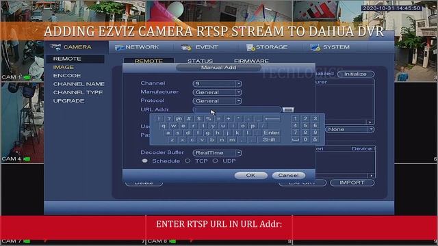 How To Add A Ezviz wI-Fi Cameras to Dahua DVR for IP channels using RTSP streaming url смотреть онлайн