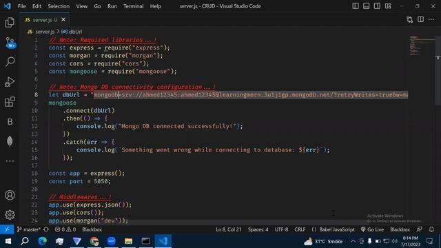 Mongo DB Tutorial | Introduction to MongoDB & Mongoose | Connect Backend to Database using Node JS