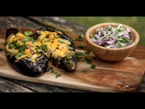 Дважды запечённые баклажаны | Лазерсон. Гриль