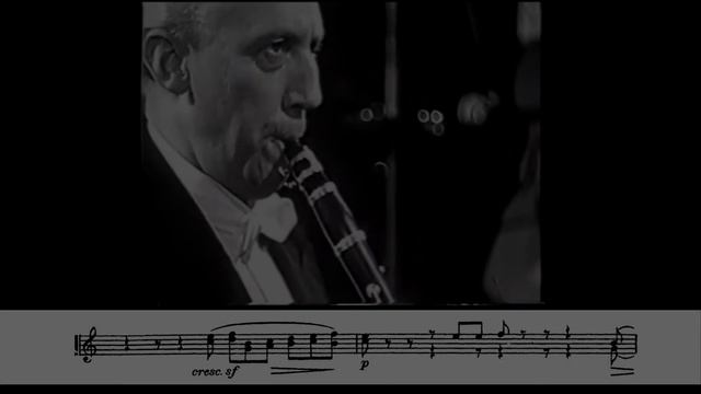 【切り抜き】 Beethoven Symphony No.6 Leopold Wlach clarinet solo 1952