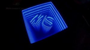 Стол с эффектом бесконечности и немного о процессе изготовления