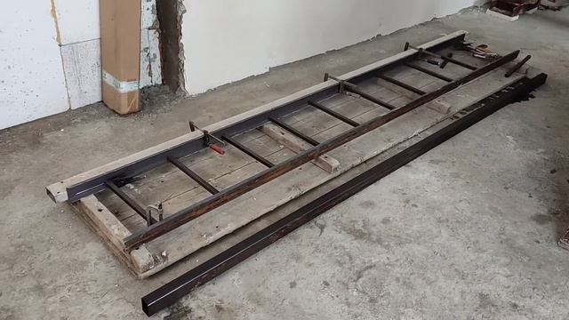 лестница- стремянка своими руками из проф. трубы 60 на 40 смотреть онлайн