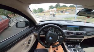 BMW F10 3.0 Diesel 530d City Drive POV GoPro