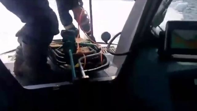 Спасение рыбаков в Корсаковском районе