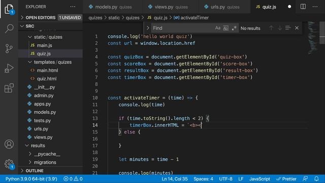 How to create a Quiz app in Django with Javascript - part 6 смотреть онлайн