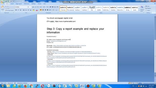 how to do Kingcash facebook bounty part 1 смотреть онлайн