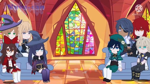 [ Genshin Impact react]{Mondstadt Characters react to Lumine}(Male Traveler)