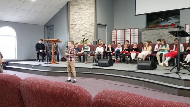 Он подарил нам счастье - Детский стих на Рождество смотреть онлайн