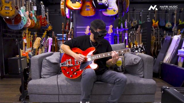 Epiphone ES-335 60S Semi-Hollowbody With Bigsby in Cherry смотреть онлайн