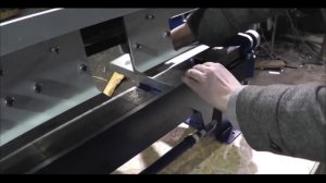 Листогибочный станок для производства кровельной шашки с двумя сегментными балками ЛС-2 840 (Россия