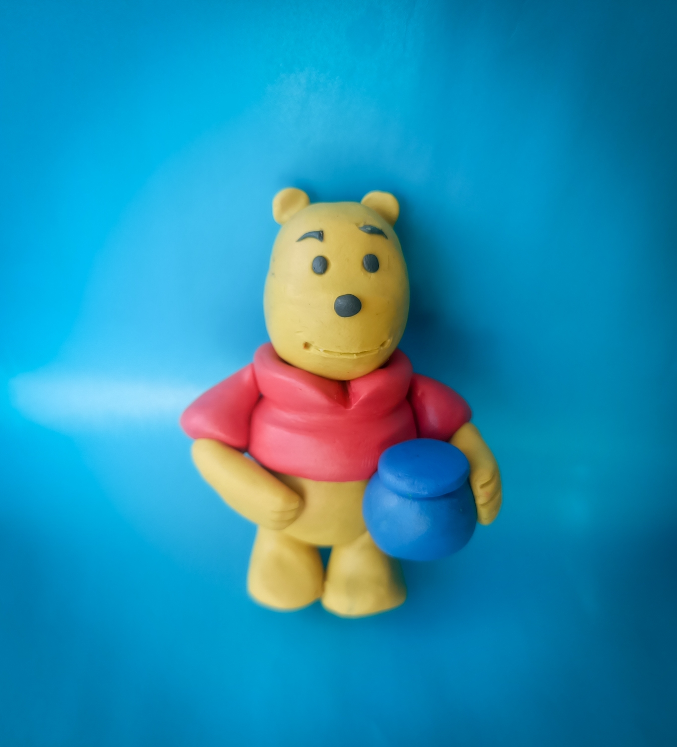 медведь из пластилина фото