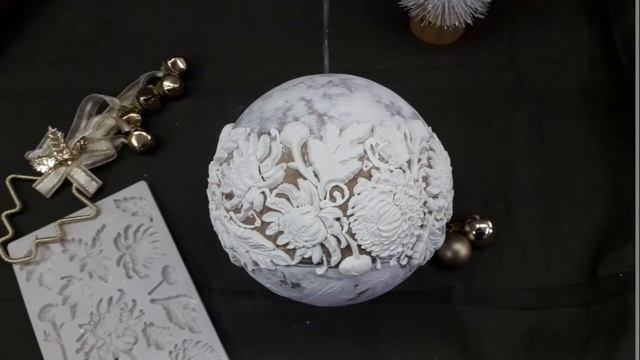 Декор новогоднего шара смотреть онлайн