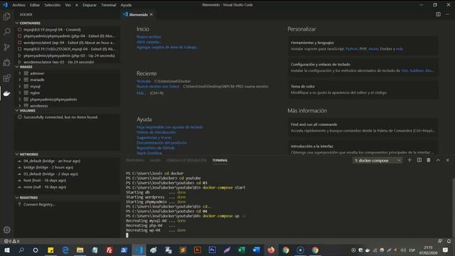 Docker Compose para WordPress - Multiarranque - 05 смотреть онлайн