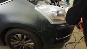 Поліровка фар и защита керамикою, Citroen