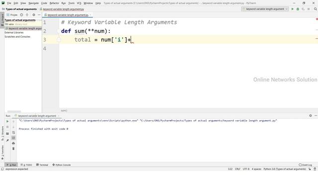 Keyword Variable Length Argument in Python || Tutorial - 44 || Python Tutorial