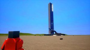 ВЫЖИТЬ В НЕБОСКРЕБЕ ПРИ АТАКА ЦАРЬ АНАКОНДЫ! ВЫЖИВАНИЕ В БРИК РИГС BRICK RIGS ЛЕГО СИТИ