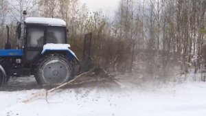 КУСТОРЕЗ К-1.7 НА ТРАКТОР МТЗ-82/ WWW.KUSTOREZ.COM