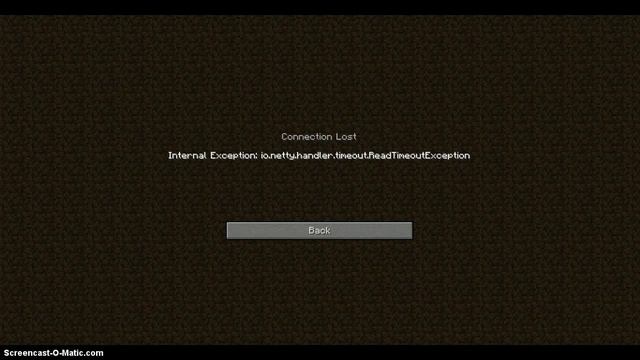 Minecraft-Internal Exception:io.netty-Help смотреть онлайн
