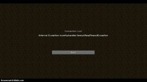 Minecraft-Internal Exception:io.netty-Help