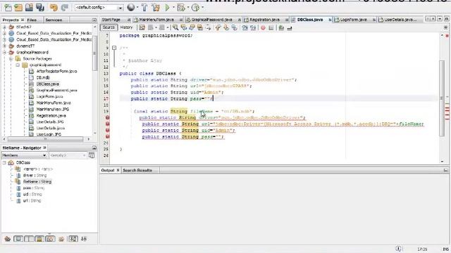 Graphical Password Authentication System using Cued Click Technology in Java смотреть онлайн