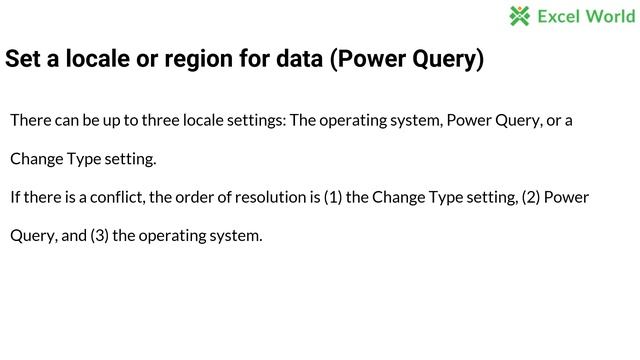 Power Query - Understanding Dates and Locale смотреть онлайн