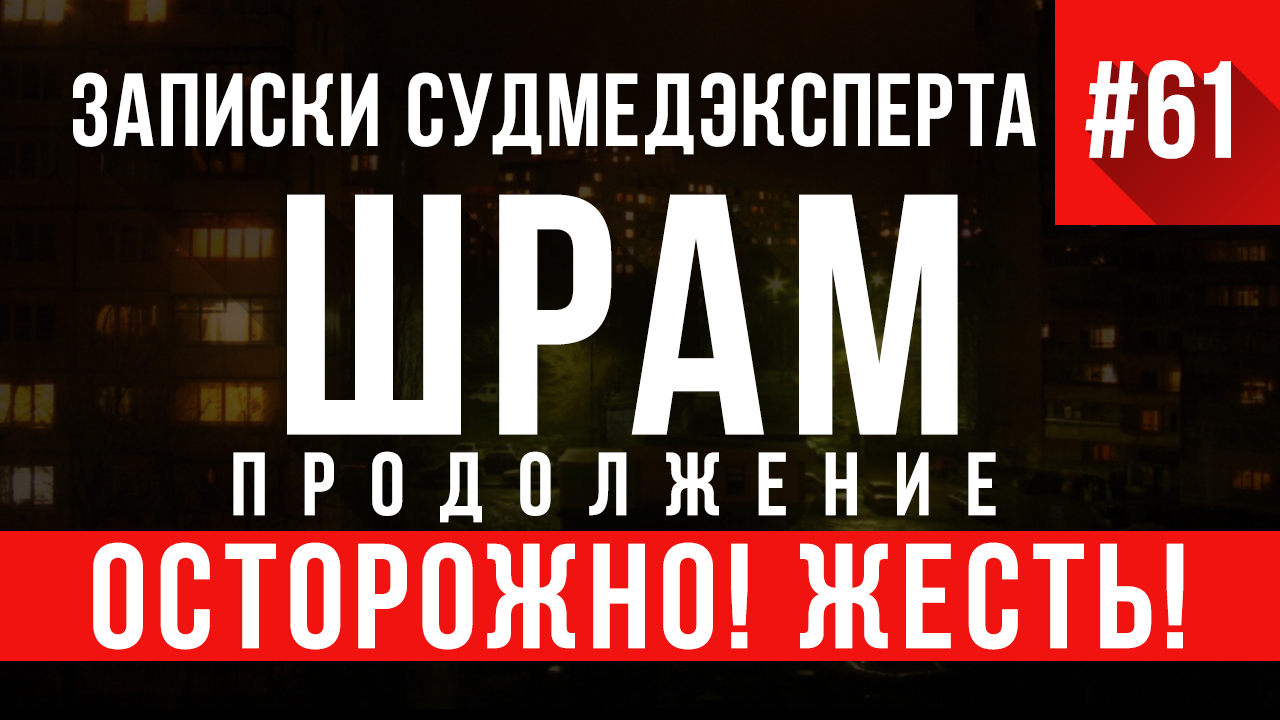 Записки Судмедэксперта 61.2 «Шрам» (Осторожно, ЖЕСТЬ!)