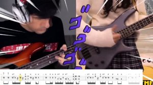 Davie504 VS AnimeBassMe Bass Battle (PlayAlong Tab)