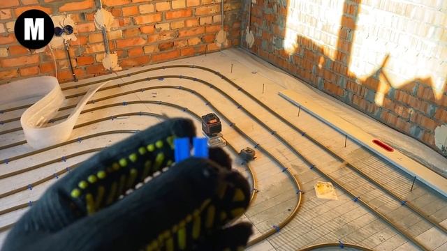 Самый быстрый способ установки маяков на стяжку! Об этом мало кто знает