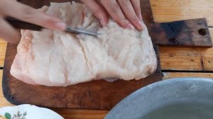 Речной сом на мангале. Разделка и готовка крупного сома.