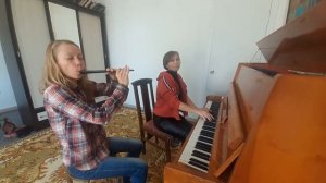 Одинокий пастух. ( Энио Мариконэ) в исполнении Татьяны и Анны.
