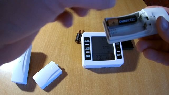 Электронный термометр с двумя беспроводными датчиками с Алиэкспресс смотреть онлайн