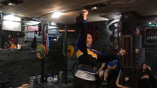 Рывок гири 48 кг смотреть онлайн