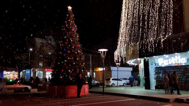 Пятигорск. Новогодние убранство города. 2022 г.