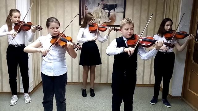 1.Ансамбль скрипачей "Миниатюра", г.Волгодонск, Ростовская область, К.В. Глюк "Песня" смотреть онлайн