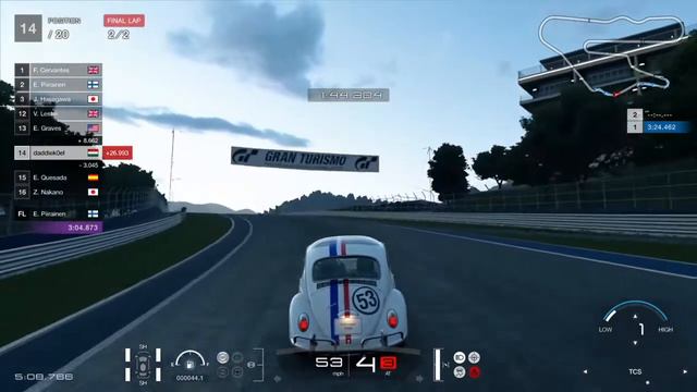 Herbie The Love bug made in Gran Turismo Sport смотреть онлайн