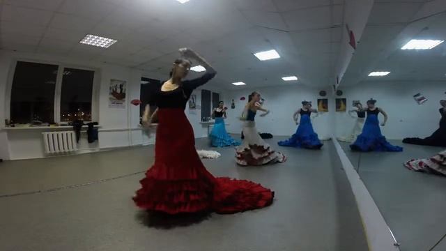 техника работы с батой Flamencia смотреть онлайн