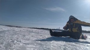 Зимняя рыбалка. Карась. Московская область. Последний лёд. 23 марта 2024 г.