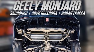 GEELY MONJARO ВЫХЛОП НА ЗАСЛОНКАХ ТИХО/ГРОМКО