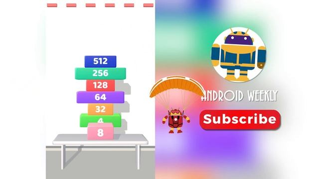 Cube Tower Stack 3D 2048 смотреть онлайн