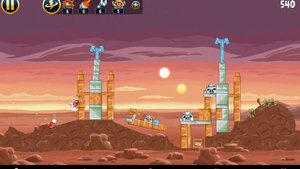 angry birds star wars level failed