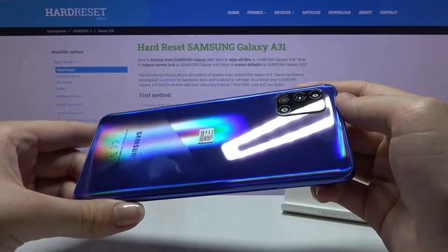 SAMSUNG Galaxy A31 Color Presentation – How Looks Back Cover смотреть онлайн