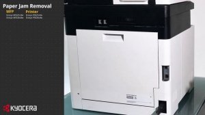 KYOCERA Paper Jam Removal (Ecosys M5521cd, Ecosys M5526cdw, Ecosys P5021cdw, Ecosys P5026cdw)