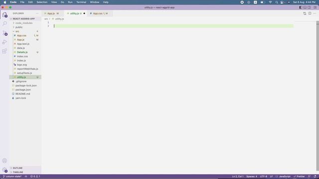 React Ag-Grid Tutorial: Saving and Restoring Column State - Persistent Layouts | Codenemy Tutorial