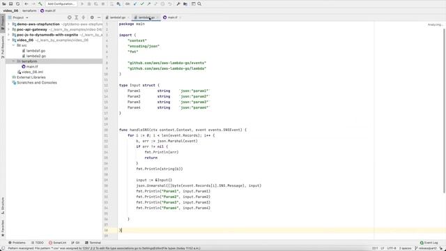AWS  Decoupled lambdas using SNS