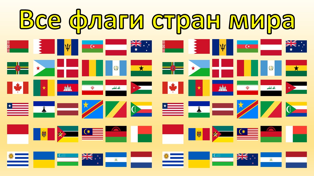 Все флаги стран мира flags all countries of the world part 2.mp4