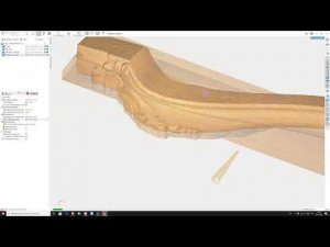 FREZERU RU  2020 SPRUTCAM14 Практик Балясина УП Позиционная обработка Козья нога 4 осевая