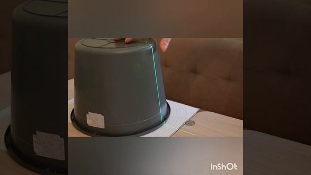 Разметка для стоек. Кашпо из полиротанга