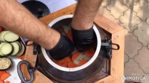 Басма со свининой в Афганском казане