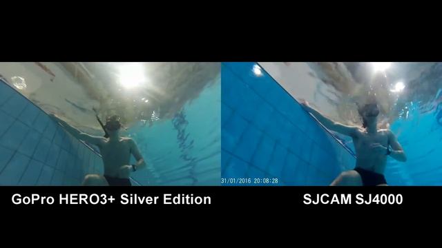 Action camera SJ4000 VS GoPro Hero 3 Silver Edition смотреть онлайн