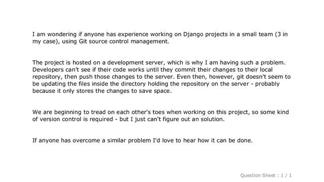 Django : Developing Django projects using Git смотреть онлайн